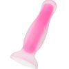 Beyond Cain Glow Gece Parlayan Anal Plug , Silikon, Şeffaf, 10 cm 7