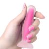 Beyond Cain Glow Gece Parlayan Anal Plug , Silikon, Şeffaf, 10 cm 8