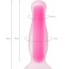 Beyond Cain Glow Gece Parlayan Anal Plug , Silikon, Şeffaf, 10 cm 9