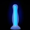 Beyond Kyle Glow Gece Parlayan Anal Plug , Silikon, Şeffaf, 10 cm 7