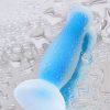 Beyond Kyle Glow Gece Parlayan Anal Plug , Silikon, Şeffaf, 10 cm 8
