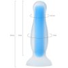 Beyond Kyle Glow Gece Parlayan Anal Plug , Silikon, Şeffaf, 10 cm 10