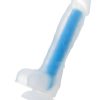 Beyond Mavi Matt Glow Gece Parlayan Dildo, Silikon, Şeffaf, 18 cm 6