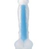 Beyond Mavi Matt Glow Gece Parlayan Dildo, Silikon, Şeffaf, 18 cm 8