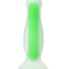 Beyond Victor Glow Karanlıkta Parlayan Anal Plug Silikon Şeffaf 10 cm 6