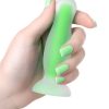 Beyond Victor Glow Karanlıkta Parlayan Anal Plug Silikon Şeffaf 10 cm 7