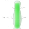 Beyond Victor Glow Karanlıkta Parlayan Anal Plug Silikon Şeffaf 10 cm 8