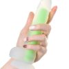 Beyond Yeşil Dick Glow Gece Parlayan Dildo, Silikon, Şeffaf, 18 cm 9