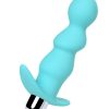 Bland Anal Vibratör Plug Mavi 12 cm 6
