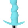 Bland Anal Vibratör Plug Mavi 12 cm 8