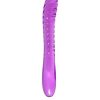Çift Taraflı Jel Dildo Frica, TPE, mor, 23 cm 6