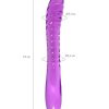 Çift Taraflı Jel Dildo Frica, TPE, mor, 23 cm 10