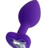 Diamond Heart Anal Plug Mor 7 cm 18 g 6