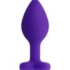 Diamond Heart Anal Plug Mor 7 cm 18 g 8
