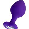 Diamond Heart Anal Plug Mor 8 cm 6