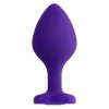 Diamond Heart Anal Plug Mor 8 cm 7