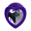 Diamond Heart Anal Plug Mor 8 cm 8