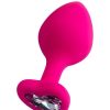 Diamond Heart Anal Plug Pembe 8 cm 6