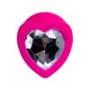 Diamond Heart Anal Plug Pembe 8 cm 7
