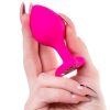 Diamond Heart Anal Plug Pembe 8 cm 8