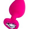 Diamond Heart Anal Plug Pembe 9,5 9