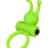 Flik Titreşimli Penis Halkası Yeşil 9,1 cm 6