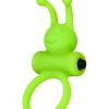 Flik Titreşimli Penis Halkası Yeşil 9,1 cm 8