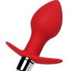 Glam Anal Vibratörü Kırmızı 9,7 cm 6