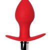 Glam Anal Vibratörü Kırmızı 9,7 cm 7
