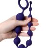 Grape anal Zinciri silikon mor 35 cm 5