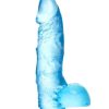 Jel Dildo Mavi 15,8 cm 4