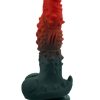 Kırmızı Siyah Canavar Dildo Model 1 5