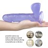 Mor Renk Jel Dildo 8