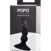 POPO Bootes Anal Plug silikon siyah 10 cm 10