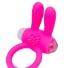 Rabbi Penis Halkası silikon pembe 2,5 cm 5