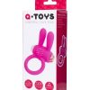 Rabbi Penis Halkası silikon pembe 2,5 cm 8
