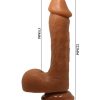 Realistik Vantuzlu Melez Dildo Penis 10