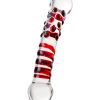 Sexus Çift Taraflı Cam Dildo 21 cm 6