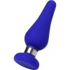 Slassic Anal Plug Boyut M Mavi 11,5 cm 3,7 cm 8