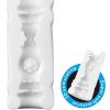 Super Soft Material 3d Stimulating Kola Kutusu Şeklinde Mastürbatör Mavi 8