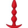 Trio Anal Plug Kırmızı 16 cm 7