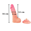 Ultra Gerçekçi 16 Cm Kıkırdaklı Dildo 7