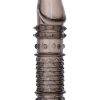 XLover Penis Kılıfı TPE Siyah Şeffaf 13,5 cm 4