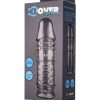 XLover Penis Kılıfı TPE Siyah Şeffaf 13,5 cm 6