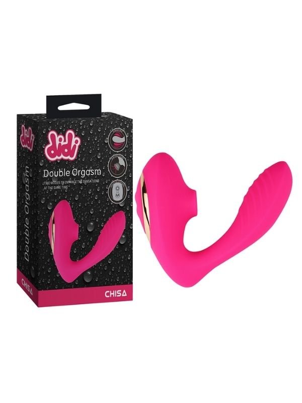 Chisa Didi Double Orgasm Hava Basınçlı Vibratör Pembe 1