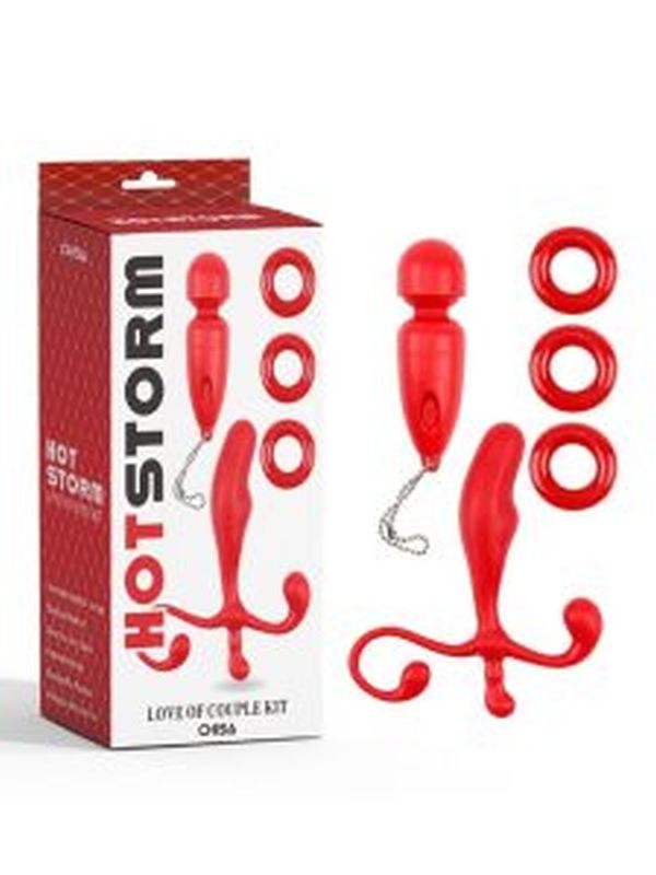 Chisa Novelties Hot Storm Love of Couple Kit Red 1
