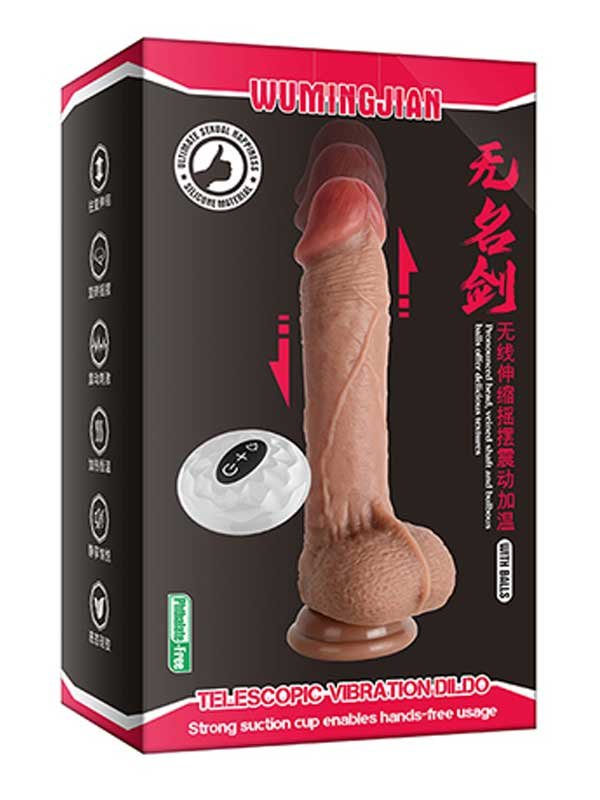 Çift Katmanlı Uzaktan Kumandalı Isıtmalı Realistik Vibratör 3