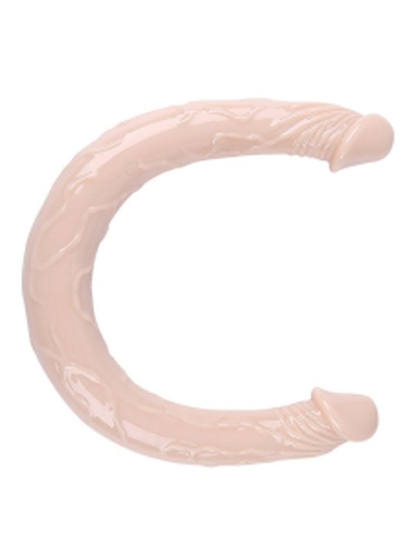 Çift Taraflı Esnek Dildo 40 cm – Gerçekçi Dokulu Ten Renk 1