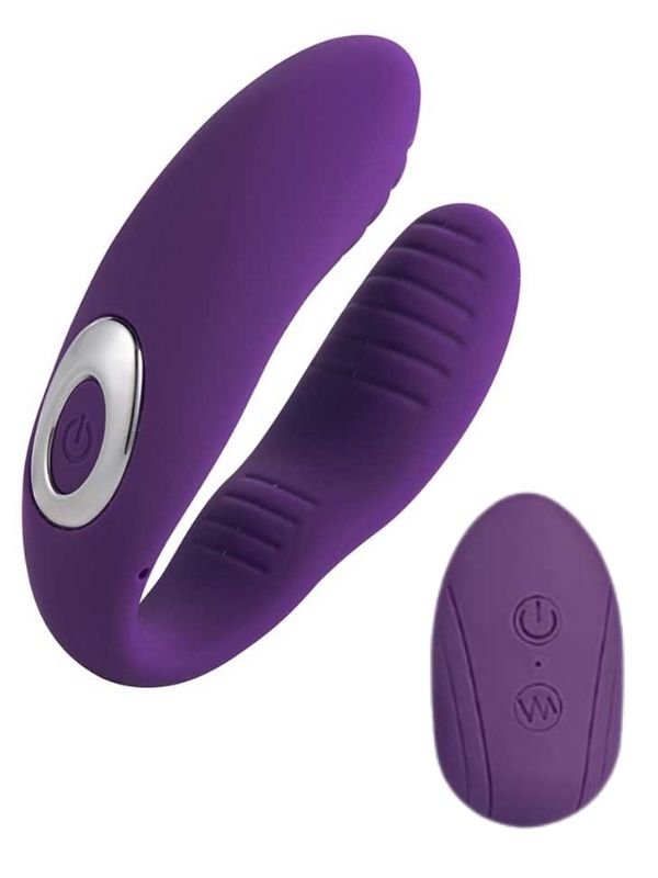 Çiftler İçin Uzaktan Kumandalı Vibratör Mor 1