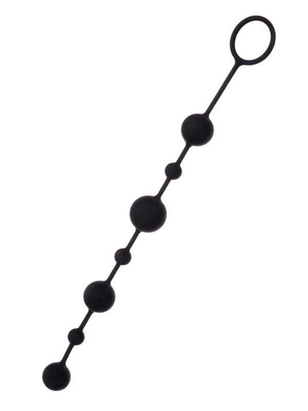 Coron Anal Boncuk Silikon Siyah 35,9cm 1